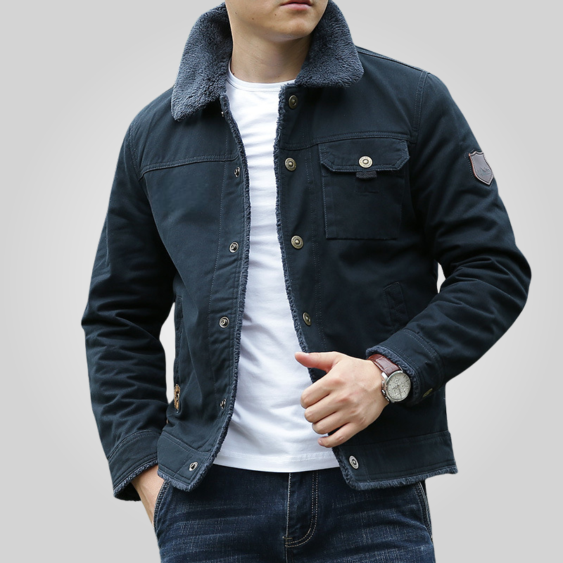 Logan Jacket with Cozy Fleece Interior – Stylish Cold Weather Outerwear for Men