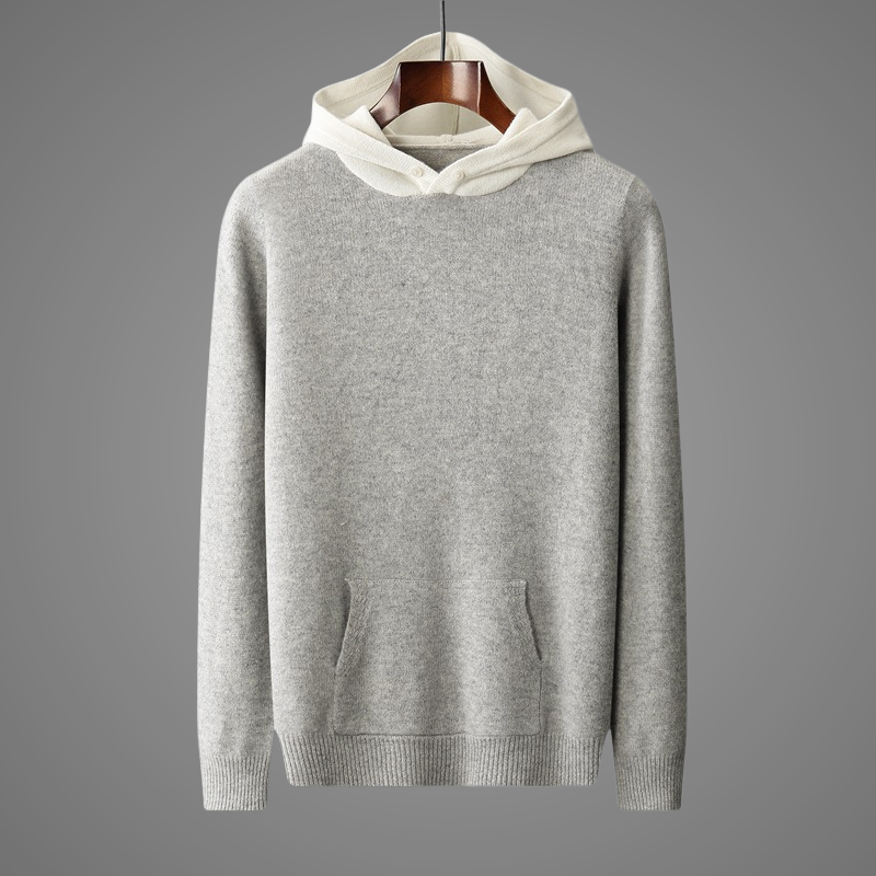Merino Wool Hoodie for Men – Lightweight, Warm, and Comfortable Pullover for All Seasons