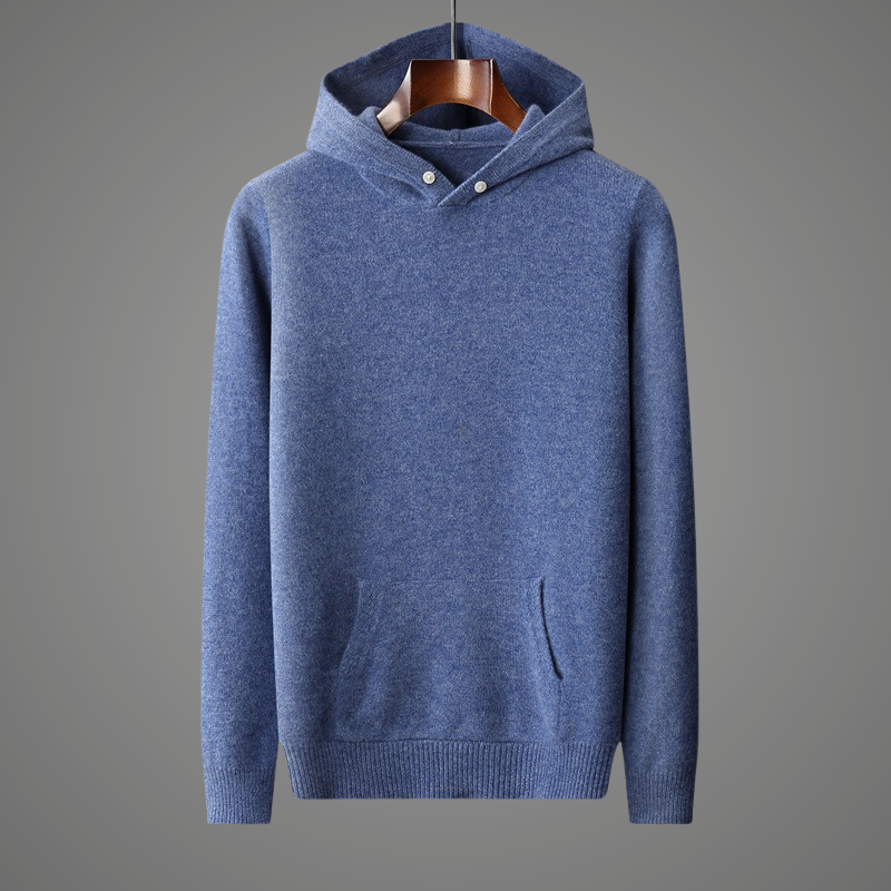 Merino Wool Hoodie for Men – Lightweight, Warm, and Comfortable Pullover for All Seasons