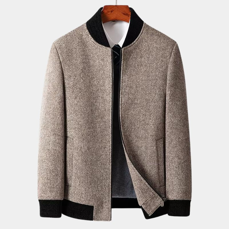 Premium Mongolian Wool Coat for Men – Durable Warmth and Refined Fit