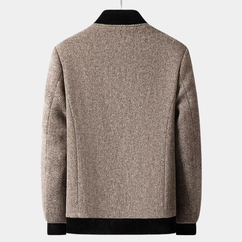 Premium Mongolian Wool Coat for Men – Durable Warmth and Refined Fit