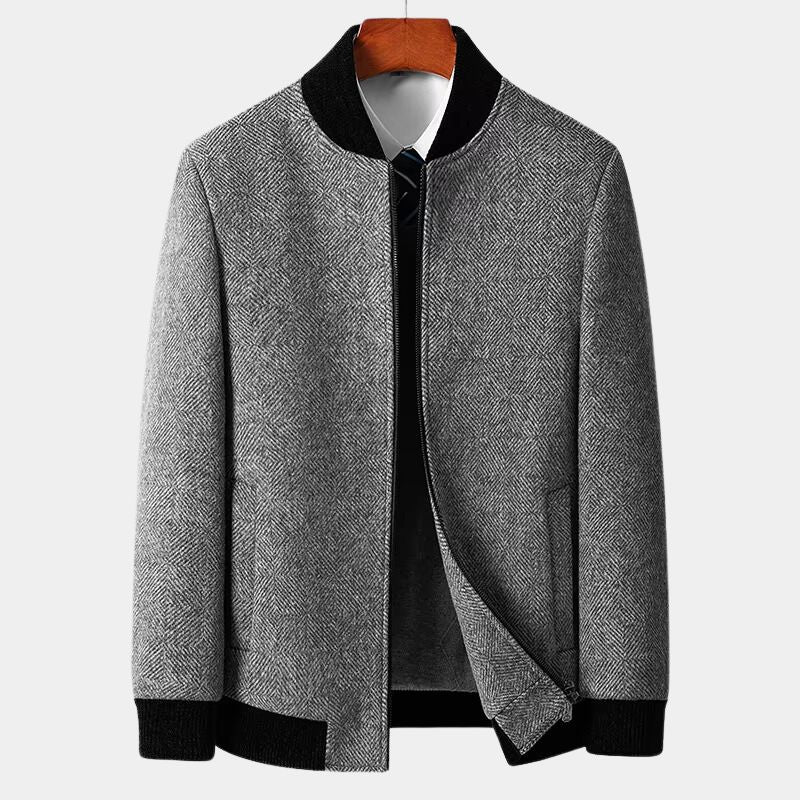 Premium Mongolian Wool Coat for Men – Durable Warmth and Refined Fit