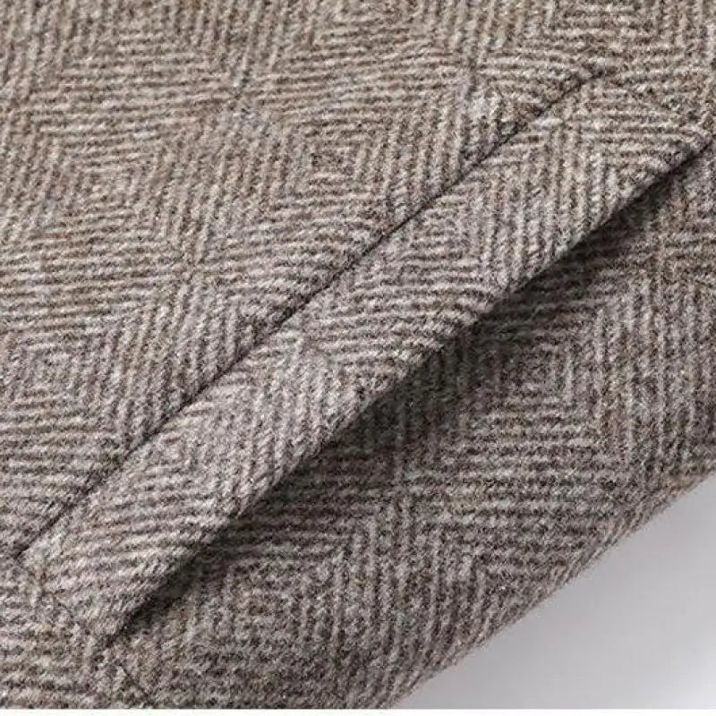 Premium Mongolian Wool Coat for Men – Durable Warmth and Refined Fit