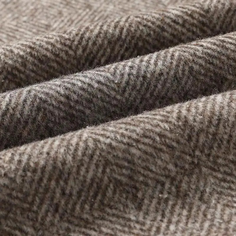 Premium Mongolian Wool Coat for Men – Durable Warmth and Refined Fit