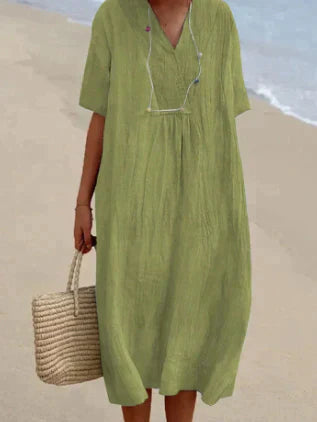 Rela Women's Dress | Lightweight Cotton, Casual Summer Style