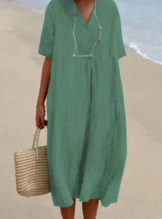 Rela Women's Dress | Lightweight Cotton, Casual Summer Style