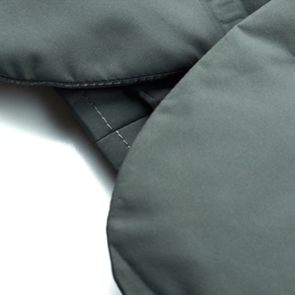 Stylish Men's Windbreaker Jacket - Water-Resistant Cotton-Polyester Outerwear with Warm Duck Down Insulation and Side Pockets