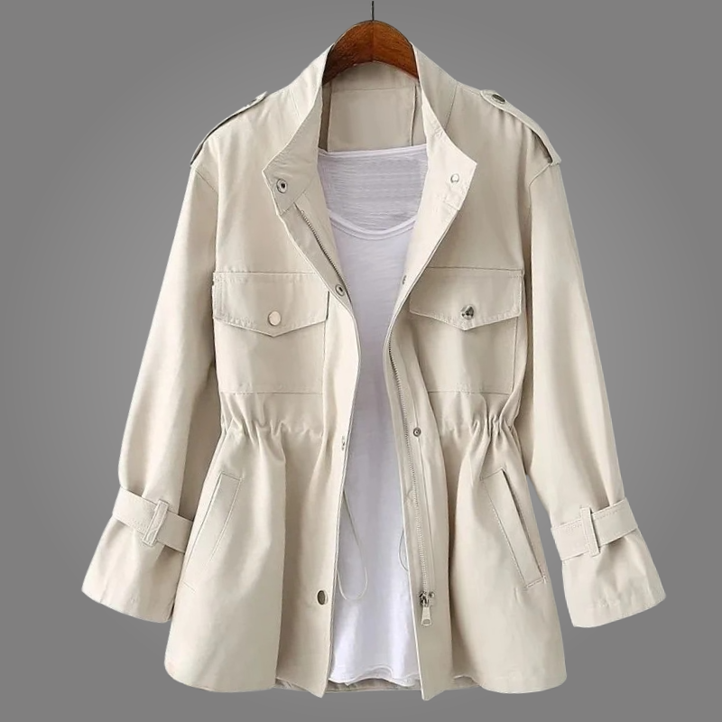 Women's Waterproof Rain Coat with Durable Water-Resistant Material – Stylish All-Weather Jacket for Rainy Days