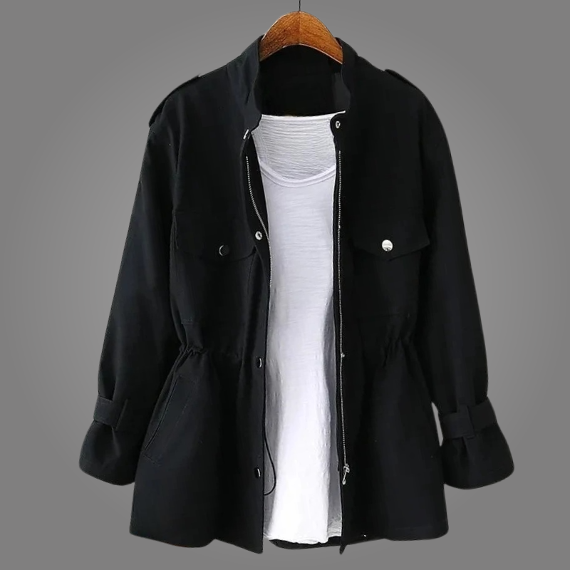 Women's Waterproof Rain Coat with Durable Water-Resistant Material – Stylish All-Weather Jacket for Rainy Days