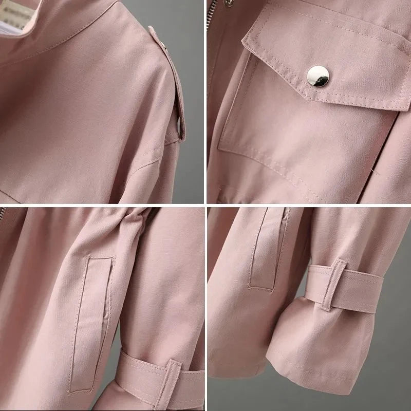 Women's Waterproof Rain Coat with Durable Water-Resistant Material – Stylish All-Weather Jacket for Rainy Days