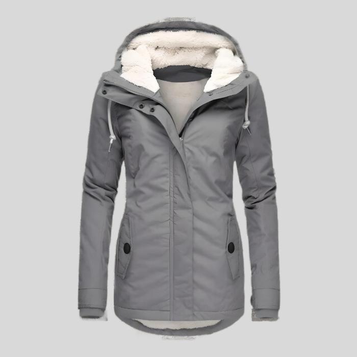 Women's Waterproof Rain Jacket with Adjustable Hood and Extended Back Hem – Lightweight, Windproof Rains Jacket for All-Weather Protection