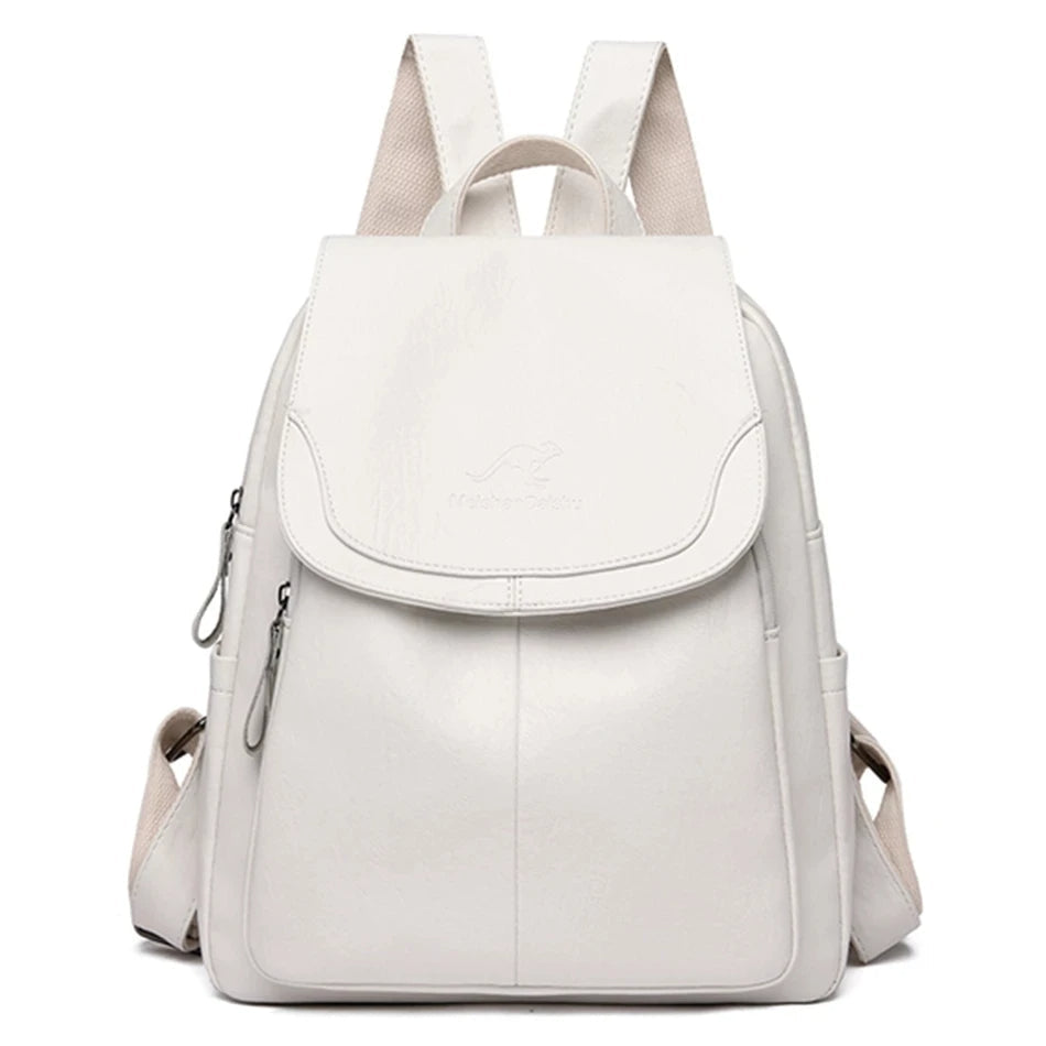 Gwendolyn - Leather Anti-Theft Backpack