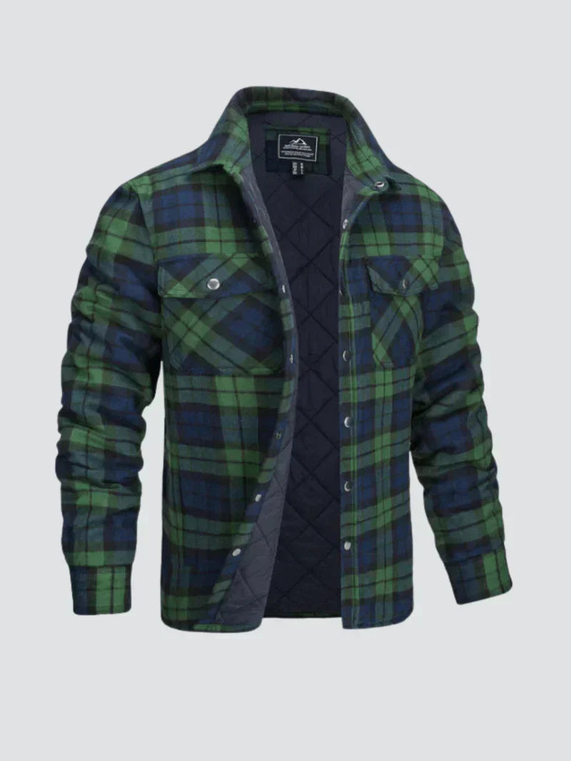 Bruno - Striped flannel jacket