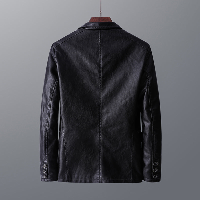 DAVIDE™ | Artisan Faux Leather Jacket