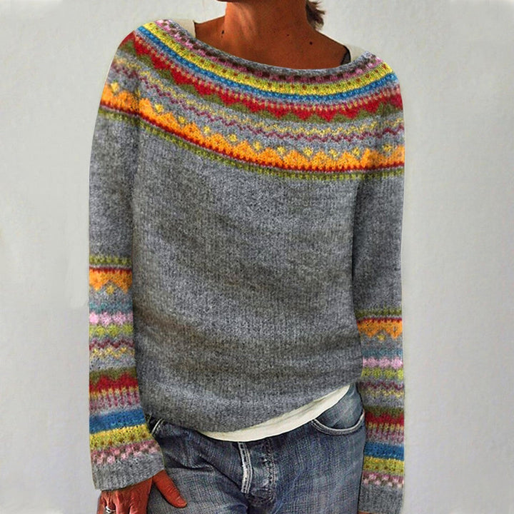 Elyse™ - Retro Wool Sweater