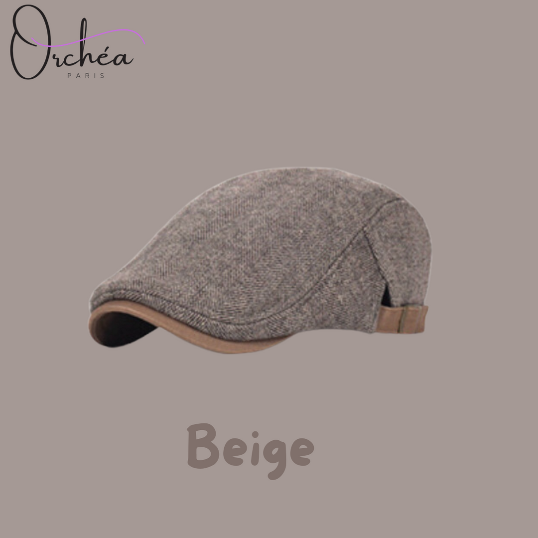 Adjustable Duck Tongue Wool Beret