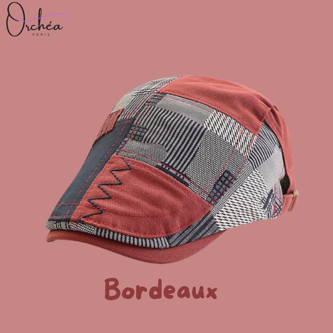 Adjustable Beret Urban Patchwork