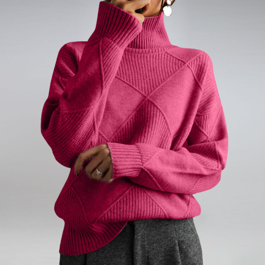 Adelle™ - Comfortable Roll Neck Jumper