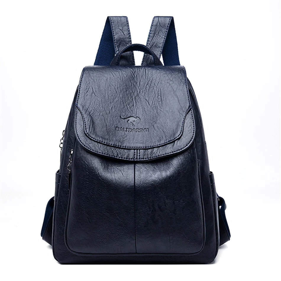 Gwendolyn - Leather Anti-Theft Backpack