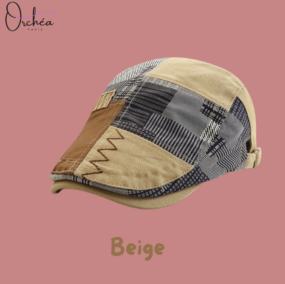 Adjustable Beret Urban Patchwork