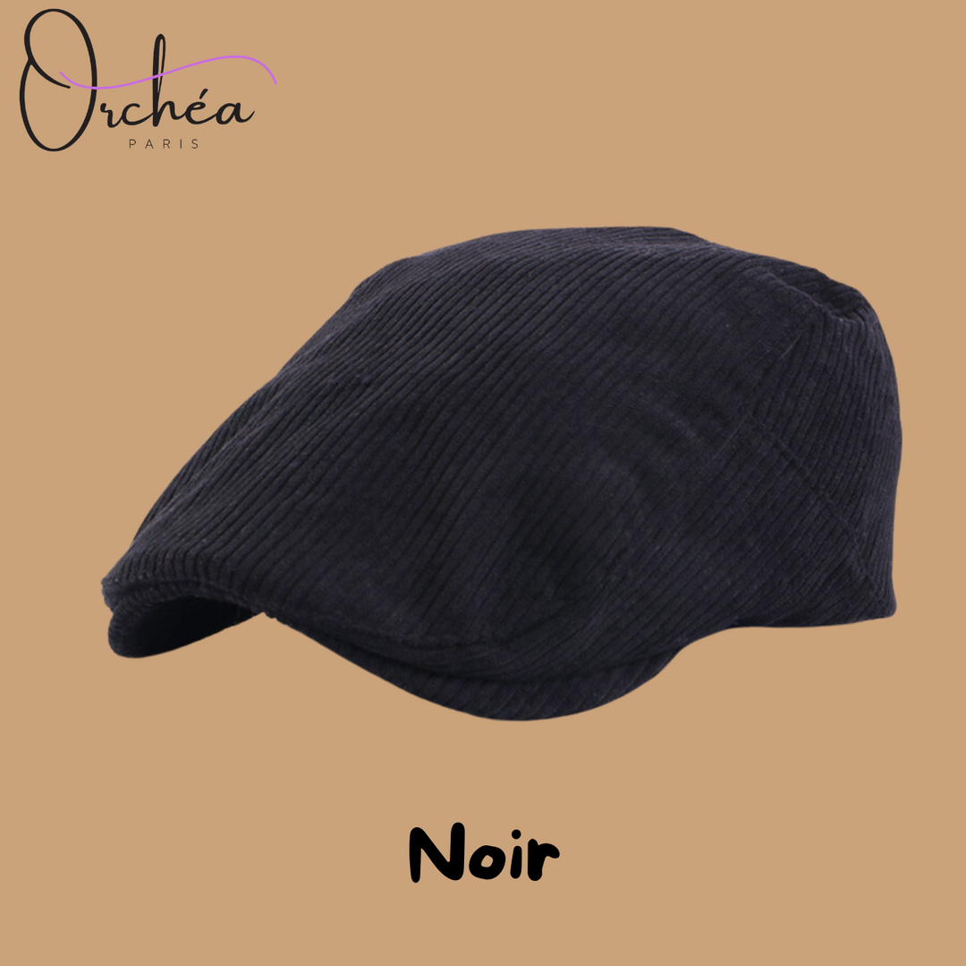 Adjustable Corduroy Beret