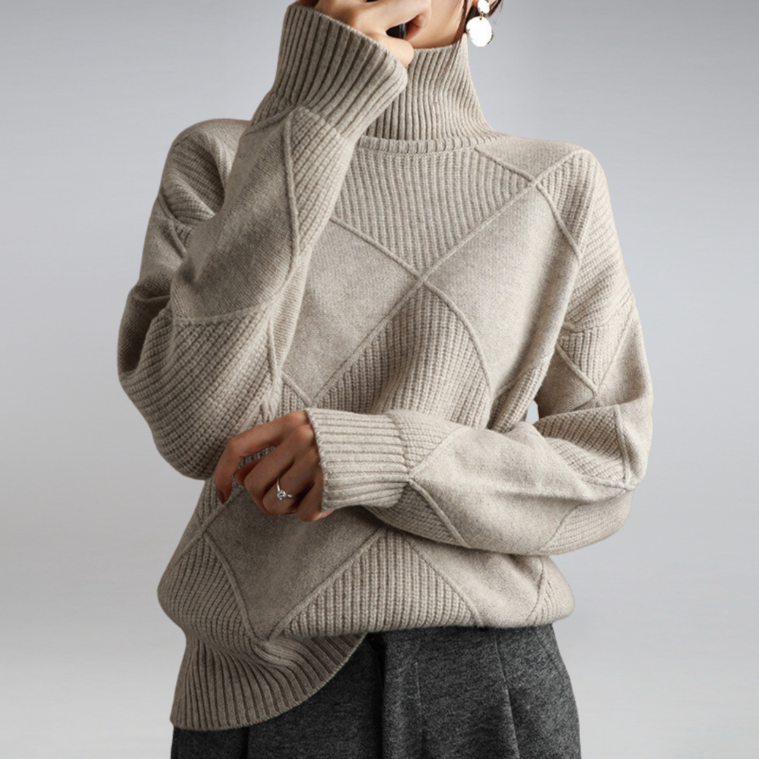 Adelle™ - Comfortable Roll Neck Jumper