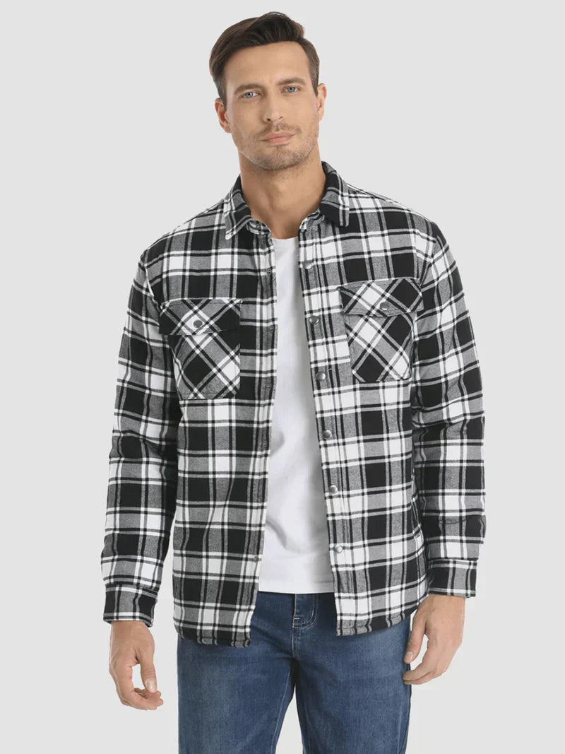 Bruno - Striped flannel jacket