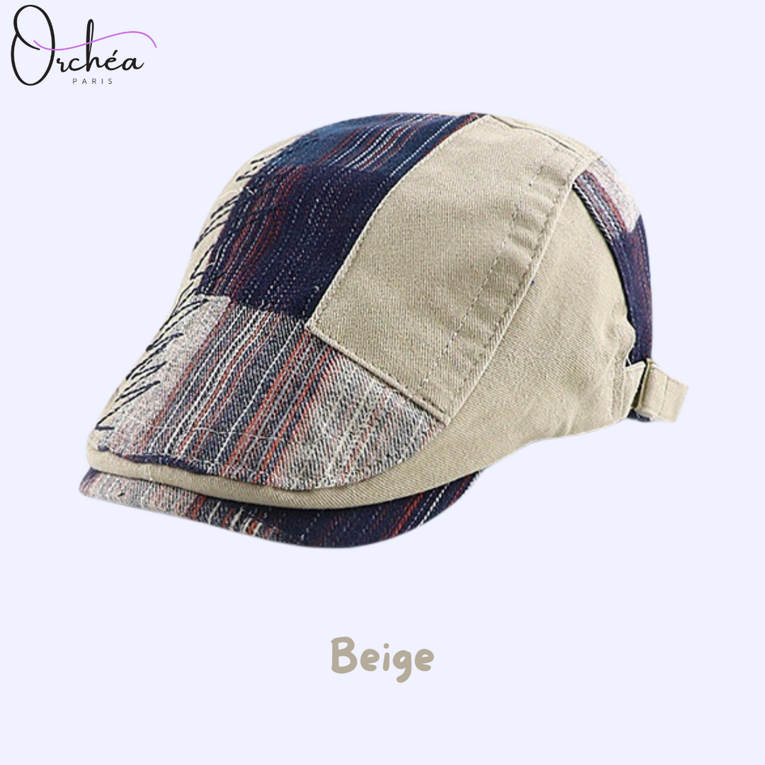 Adjustable Beret Urban Patchwork Street