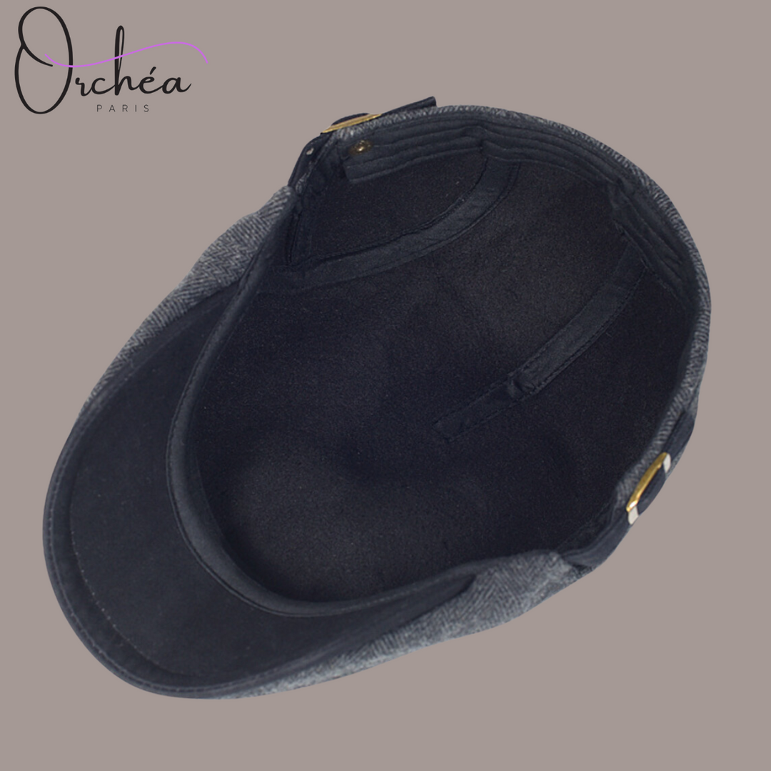 Adjustable Duck Tongue Wool Beret