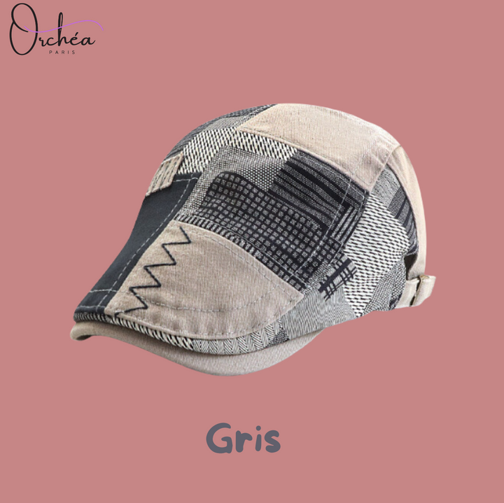 Adjustable Beret Urban Patchwork