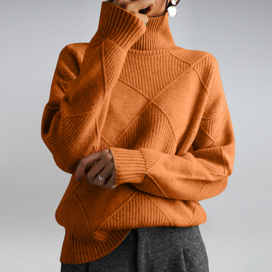 Adelle™ - Comfortable Roll Neck Jumper