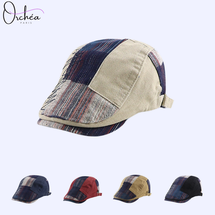 Adjustable Beret Urban Patchwork Street