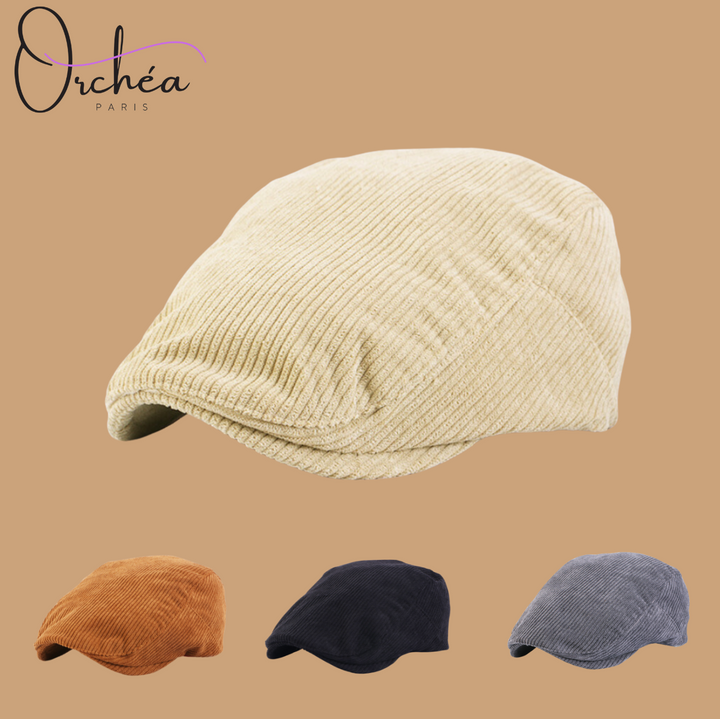 Adjustable Corduroy Beret