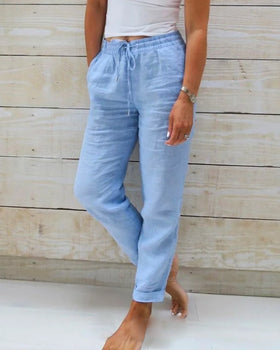 Bella Women's Wide Leg Trousers | Lightweight Breathable Fabric