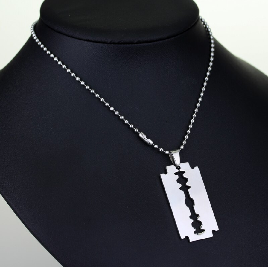 Razor Blade Necklace