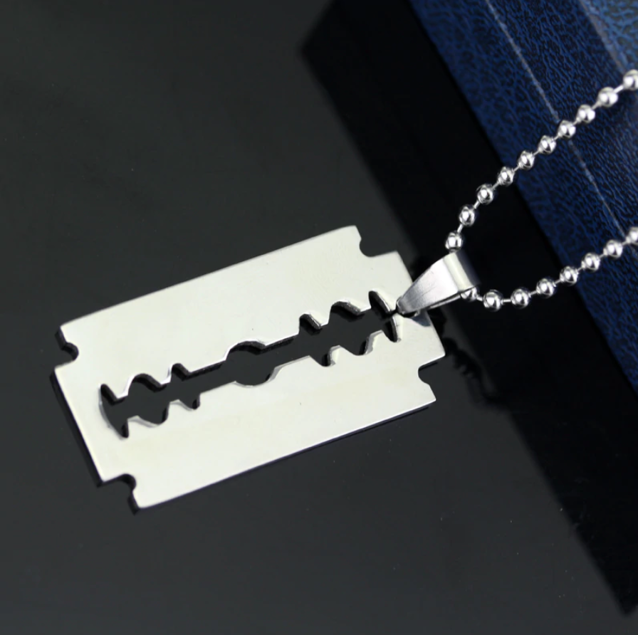 Razor Blade Necklace