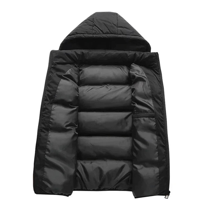 Men's Vest with Removable Hood