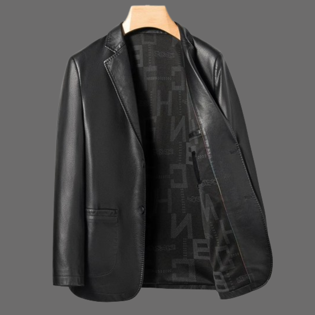 DAVIDE™ | Artisan Faux Leather Jacket