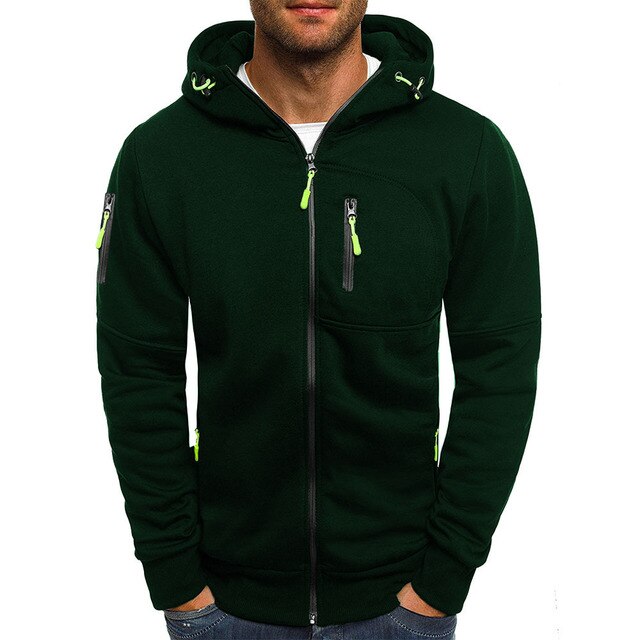 Men's Sporty Hoodie Jacket