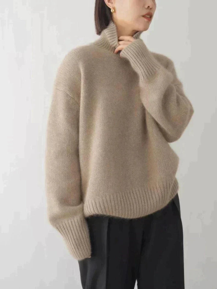 Agnes™ – Comfortable, knitted, soft roll-neck jumper