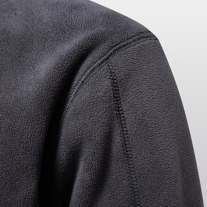 Men's Quarter Zip Fleece Pullover - Ultra-Soft, Durable, Tailored Fit for Comfort in Cold Weather