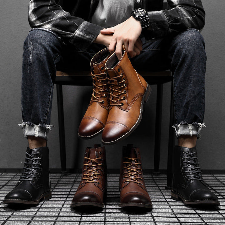 Claude | Real Leather Boots