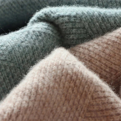 Sweater for Men – Crewneck Long Sleeve with Ribbed Cuffs – Soft and Elegant