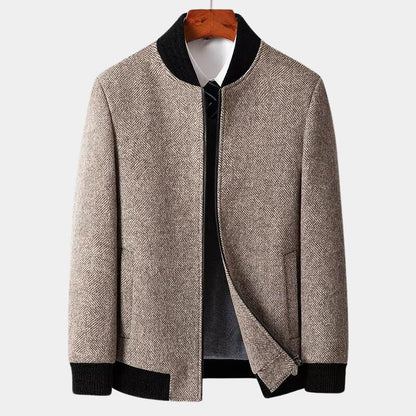 Premium Mongolian Wool Coat for Men – Durable Warmth and Refined Fit
