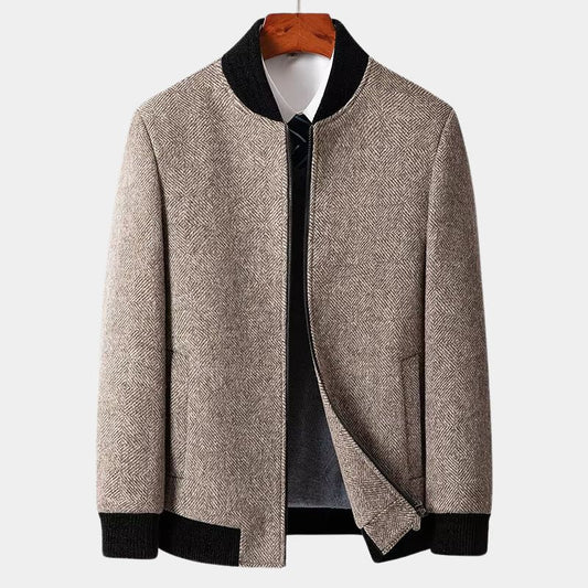 Premium Mongolian Wool Coat for Men – Durable Warmth and Refined Fit