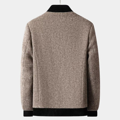 Premium Mongolian Wool Coat for Men – Durable Warmth and Refined Fit