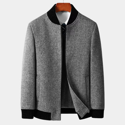 Premium Mongolian Wool Coat for Men – Durable Warmth and Refined Fit