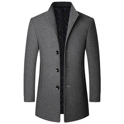 Premium Wool Overcoat for Men - Lightweight Winter Coat, Stylish and Versatile Mens Coats for Ultimate Warmth