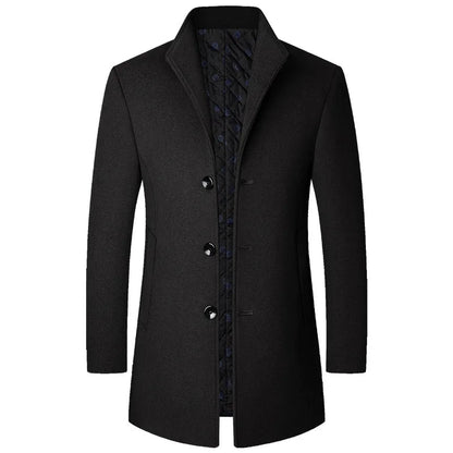Premium Wool Overcoat for Men - Lightweight Winter Coat, Stylish and Versatile Mens Coats for Ultimate Warmth