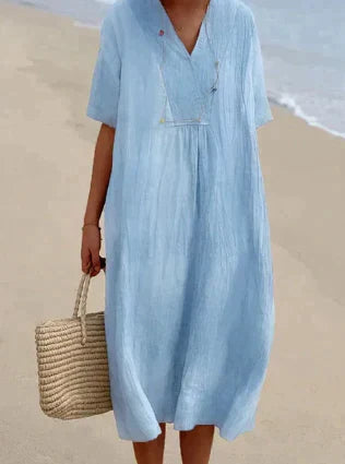 Rela Women's Dress | Lightweight Cotton, Casual Summer Style